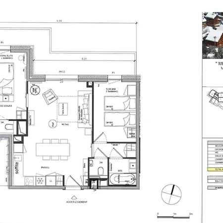 L'hévana***** - 6 Personnes Prestige Centre Apartamento Méribel