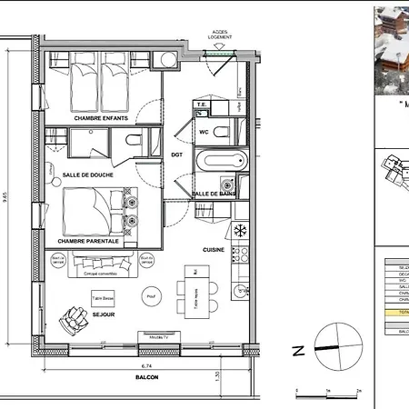 Apartamento L'hévana***** - 6 Personnes Prestige Centre Méribel